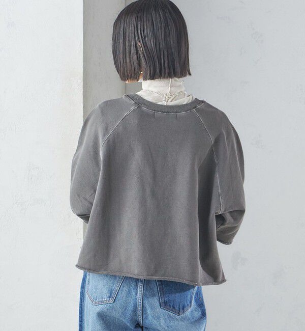 SHIPS for women「【SHIPS別注】〈洗濯機可能〉J.J MERCER:別注 7分袖 プリント スウェット」|スウェット・ジャージ|