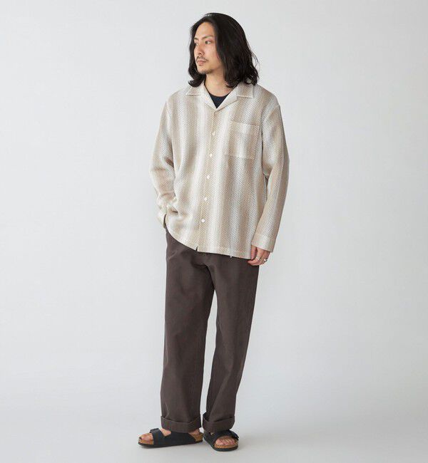 SHIPS「SHIPS: ハニカム メッシュ シャツ アウター」|シャツ・ブラウス|