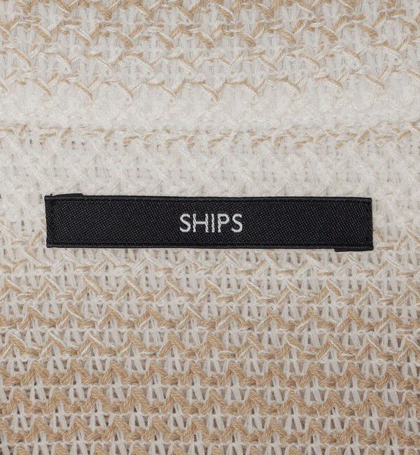 SHIPS「SHIPS: ハニカム メッシュ シャツ アウター」|シャツ・ブラウス|