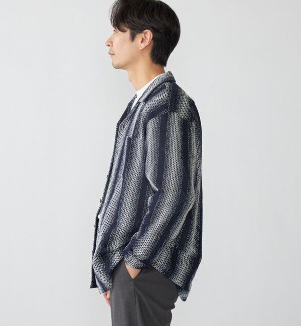 SHIPS「SHIPS: ハニカム メッシュ シャツ アウター」|シャツ・ブラウス|