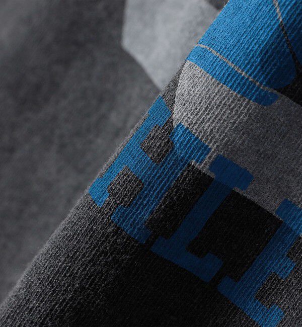 SHIPS any「【WEB限定/SHIPS any別注】THE KNiTS:〈洗濯機可能〉ラウンドヘム プリント ショート TEE」|Tシャツ・カットソー|