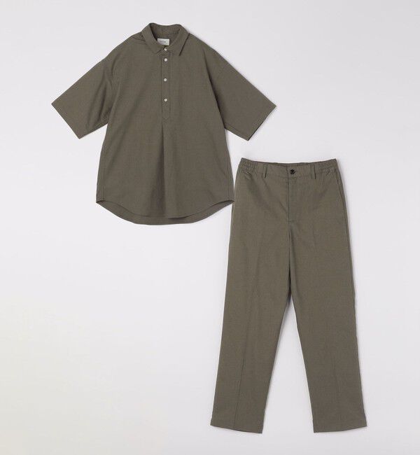 SHIPS any「SHIPS any:〈接触冷感/遮熱等〉ハイブリッドリネン プルオーバー シャツ(セットアップ対応)◇」|シャツ・ブラウス|