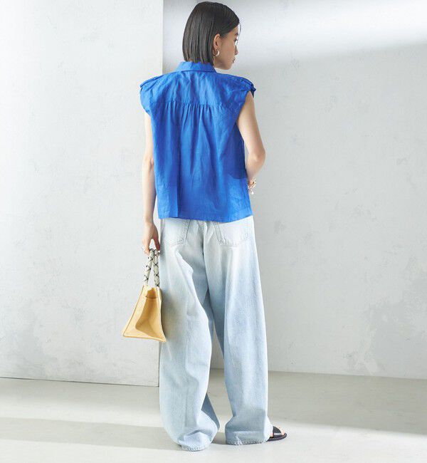 SHIPS for women「〈手洗い可能〉ラミー 4 ギャザー スリーブ ブラウス」|シャツ・ブラウス|