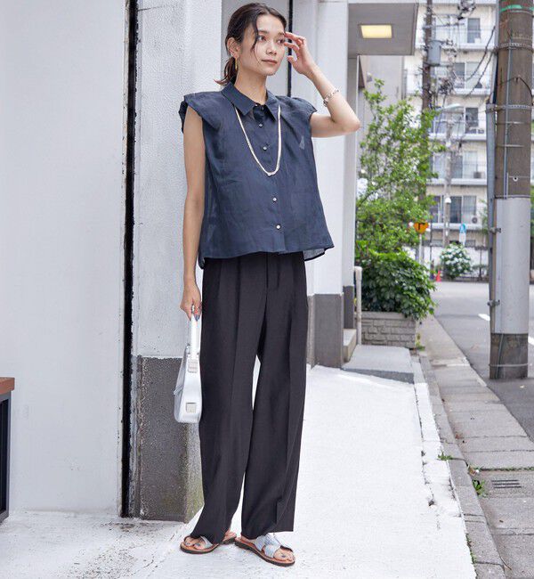 SHIPS for women「〈手洗い可能〉ラミー 4 ギャザー スリーブ ブラウス」|シャツ・ブラウス|