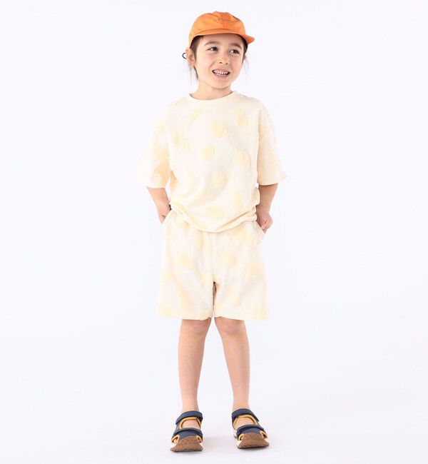 SHIPS KIDS「SHIPS KIDS:100～130cm / パイル ジャカード TEE」|Tシャツ・カットソー|
