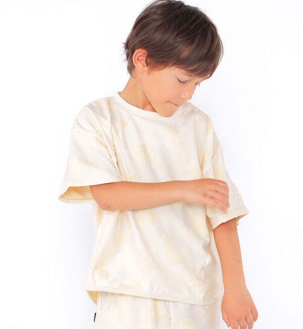 SHIPS KIDS「SHIPS KIDS:100～130cm / パイル ジャカード TEE」|Tシャツ・カットソー|