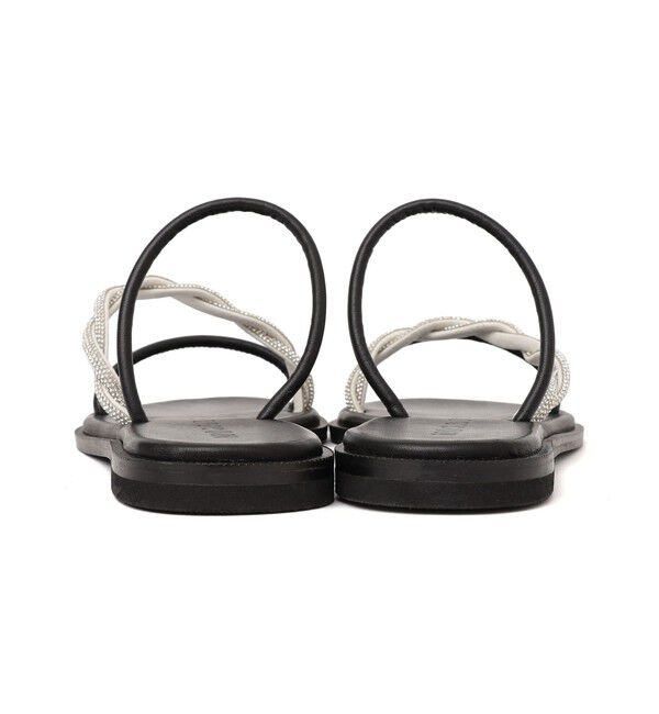 SHIPS for women「MOSAIC:ヒネリ ビジュー サンダル」|サンダル|