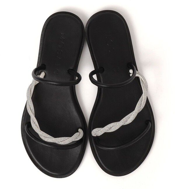 SHIPS for women「MOSAIC:ヒネリ ビジュー サンダル」|サンダル|