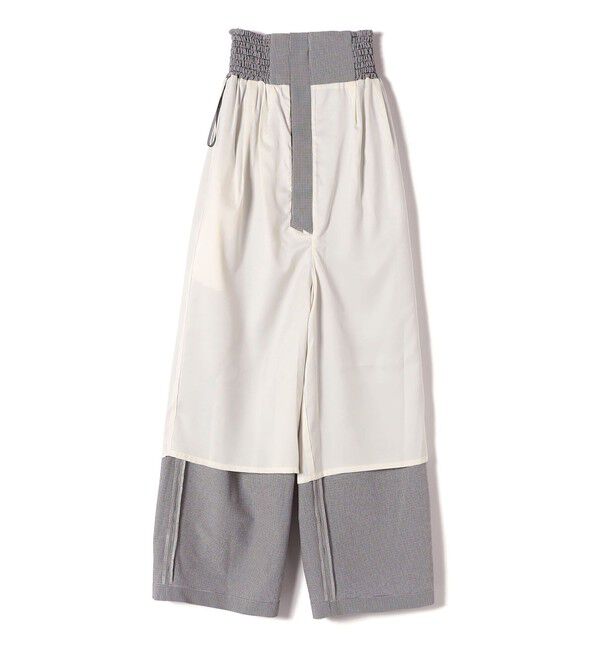 SHIPS for women「【SHIPS別注】APUPIL:〈洗濯機可能〉ギンガム チェック ベアトップ オールインワン」|オールインワン|