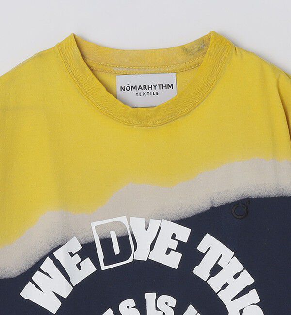 SHIPS「NOMARHYTHM TEXTILE: HAND DYE TWIST TEE PRINT」|Tシャツ・カットソー|