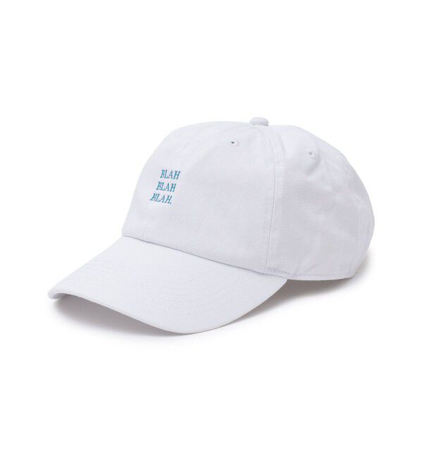 SHIPS any「【一部WEB限定】newhattan: BLAH BLAH BLAH. 刺繍 ベースボールキャップ◇」|キャップ・キャスケット|