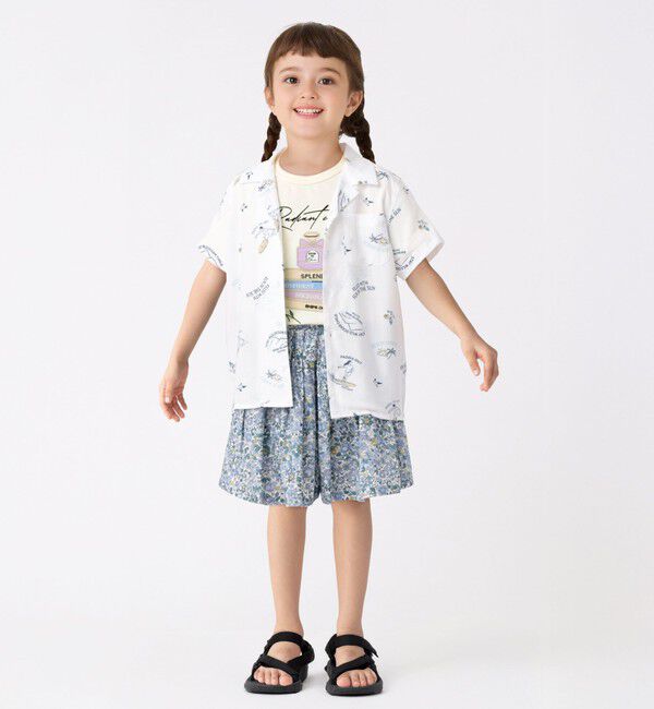 SHIPS Colors 「SHIPS Colors:〈洗濯機可能〉80～130cm / レーヨン プリント シャツ」|シャツ・ブラウス|