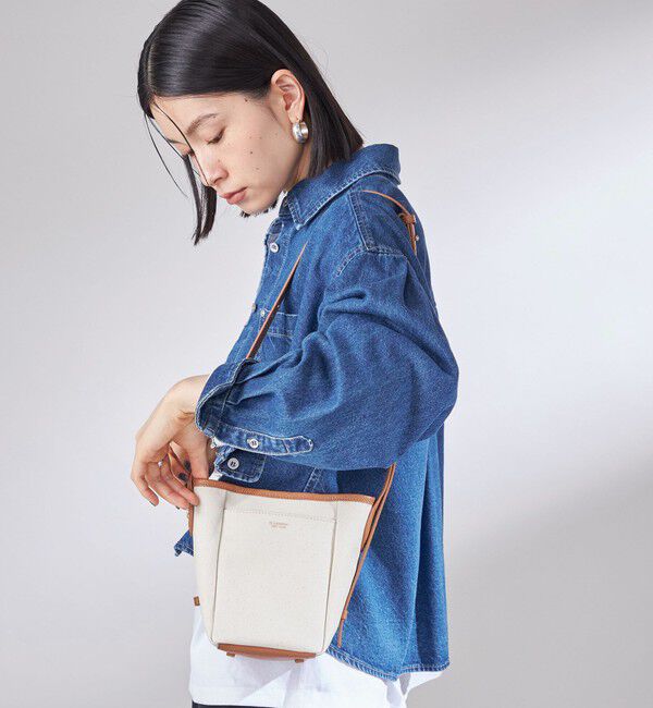 SHIPS for women「BEAURE: キャンバス ミニ バケツ バッグ」|ショルダー・メッセンジャー|