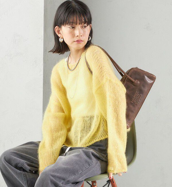 SHIPS for women「モヘヤ メッシュ プルオーバー」|ニット・セーター|