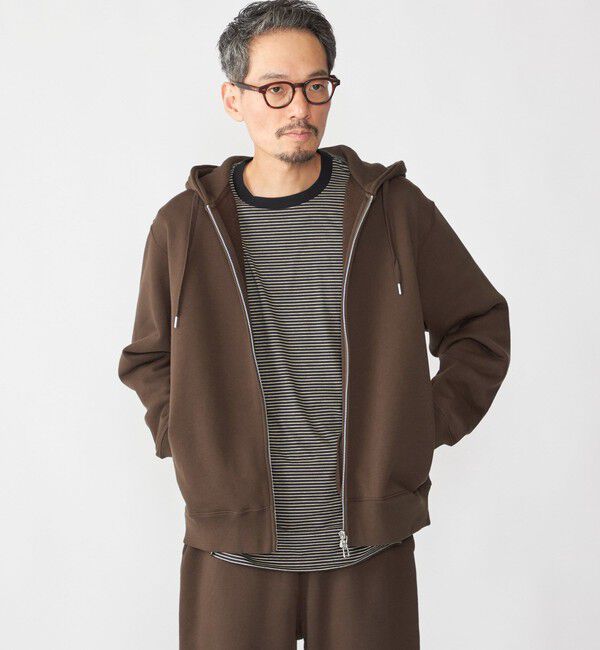 SHIPS「SHIPS: コットン ウール ジップ パーカー」|パーカー|