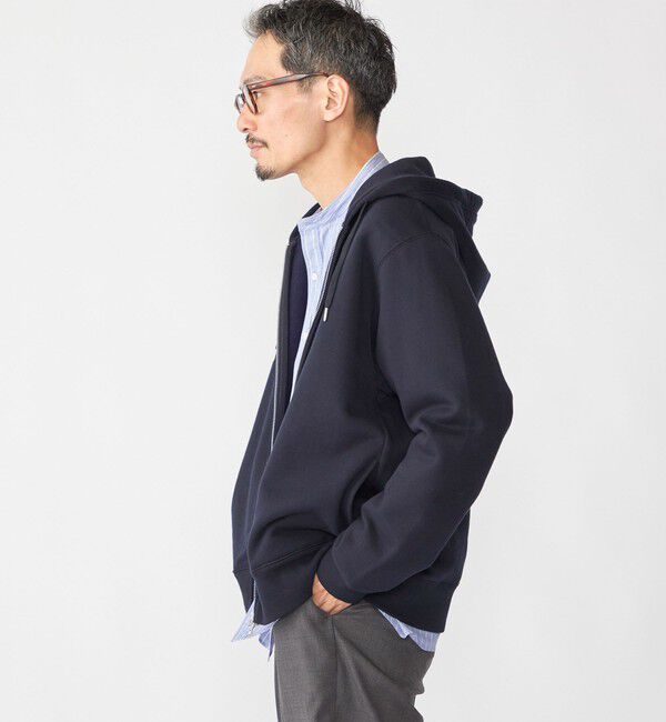 SHIPS「SHIPS: コットン ウール ジップ パーカー」|パーカー|