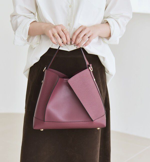 quaranciel「《一部追加予約》quaranciel: 2way コンビ ワンハンドル ショルダー バッグ」|ショルダー・メッセンジャー|