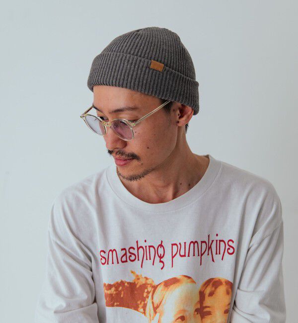 SHIPS any「SHIPS any: ワンポイント ピスネーム 2WAY ワッチキャップ (ユニセックス)◇」|ニット帽|