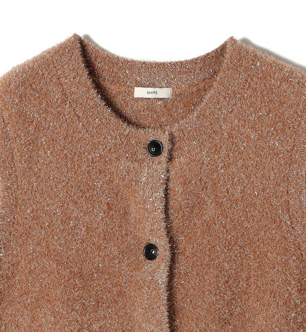 SHIPS for women「〈手洗い可能〉ラメ ニット ベスト」|ベスト・ジレ|