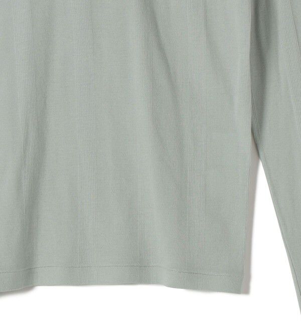 SHIPS for women「【SHIPS別注】miller: シアー ヘンリー ネック ロング スリーブ TEE」|Tシャツ・カットソー|