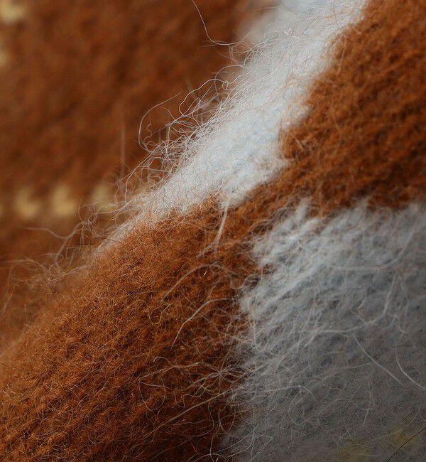 SHIPS for women「〈手洗い可能〉ディープ Vネック アーガイル ベスト」|ベスト・ジレ|