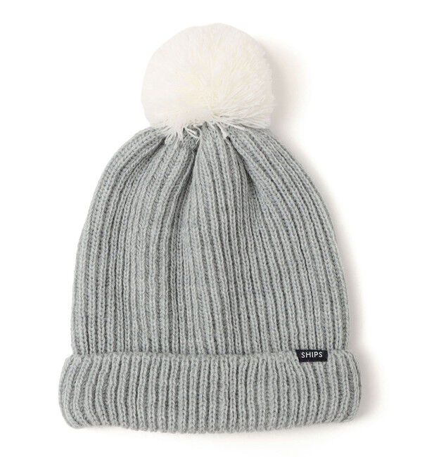 SHIPS KIDS「SHIPS KIDS:ポンポン ニット ワッチ」|ニット帽|