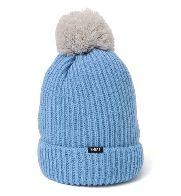 SHIPS KIDS「SHIPS KIDS:ポンポン ニット ワッチ」|ニット帽|