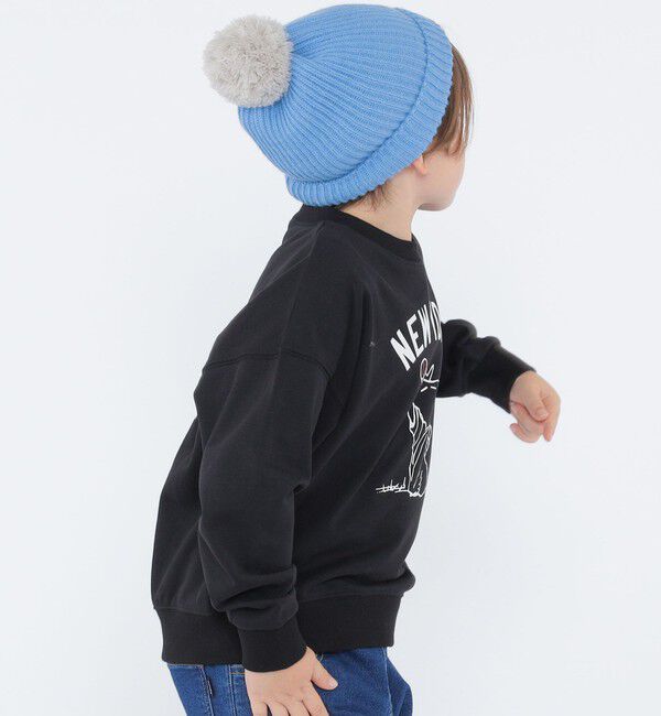 SHIPS KIDS「SHIPS KIDS:ポンポン ニット ワッチ」|ニット帽|