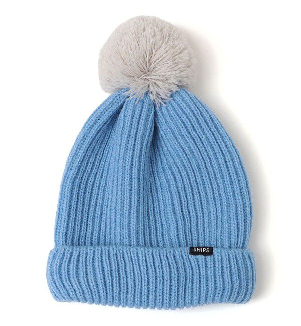 SHIPS KIDS「SHIPS KIDS:ポンポン ニット ワッチ」|ニット帽|