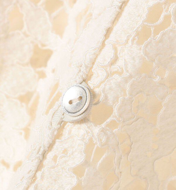 SHIPS for women「〈手洗い可能〉レース シャツ 羽織」|シャツ・ブラウス|