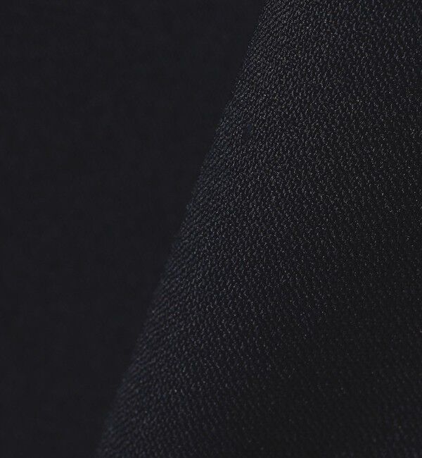 quaranciel「quaranciel:〈洗濯機可能〉ダブルクロス スタンドカラー ポケット シャツ ワンピース」|ワンピース|