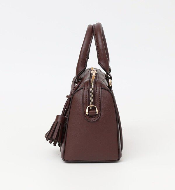 quaranciel「quaranciel: 2way タッセル チャーム ミニ ボストン バッグ」|ショルダー・メッセンジャー|