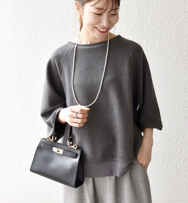 SHIPS any「SHIPS any:〈手洗い可能〉サカリバ ラグランスリーブ プルオーバー」|Tシャツ・カットソー|