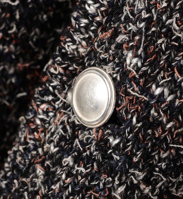 SHIPS for women「〈手洗い可能〉ミックス ヤーン ニット ジャケット」|カーディガン|