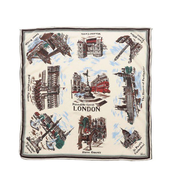 SHIPS for women「UHURU: レオパード / ロンドン ストール」|ストール|