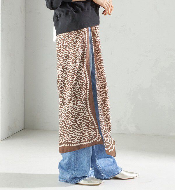 SHIPS for women「UHURU: レオパード / ロンドン ストール」|ストール|