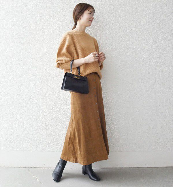 SHIPS any「SHIPS any:〈手洗い可能〉AQUA カシミヤ ミックス ハイネック ニット」|ニット・セーター|