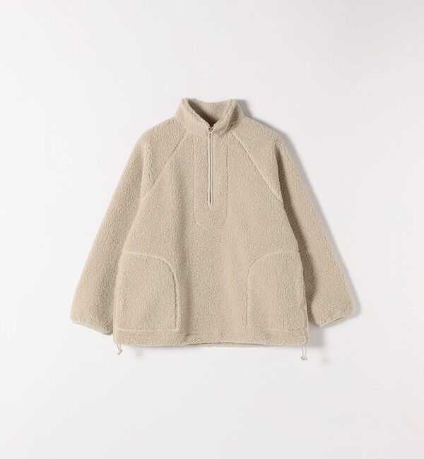 SHIPS any「SHIPS any:〈洗濯機可能〉ボア フリース ハーフジップ プルオーバー」|Tシャツ・カットソー|