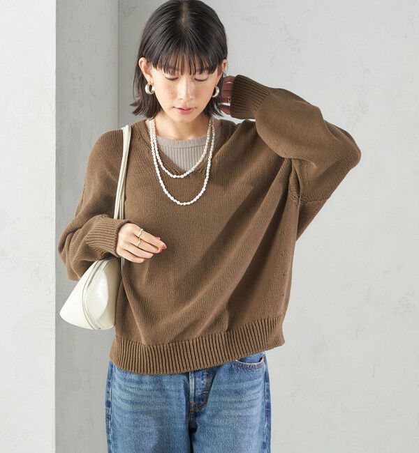 SHIPS for women「〈手洗い可能〉バルキーヤーン プルオーバー」|ニット・セーター|