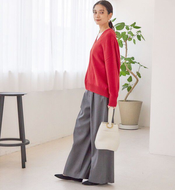 SHIPS for women「〈手洗い可能〉バルキーヤーン プルオーバー」|ニット・セーター|