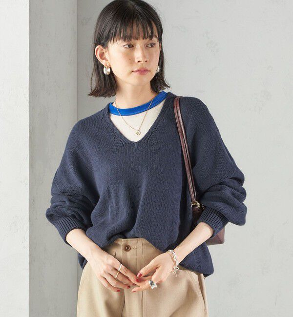 SHIPS for women「〈手洗い可能〉バルキーヤーン プルオーバー」|ニット・セーター|