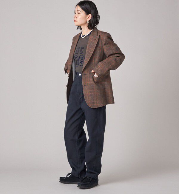 SHIPS for women「SHIPS NINE CASE: チェック テーラード ジャケット」|テーラードジャケット|