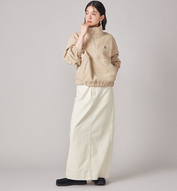 SHIPS for women「SHIPS NINE CASE:〈手洗い可能〉フリース ハーフ ジップ プルオーバー」|その他|