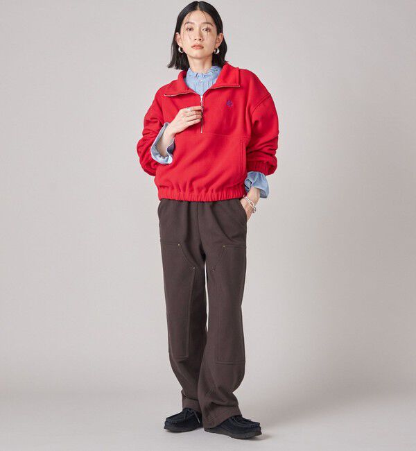 SHIPS for women「SHIPS NINE CASE:〈手洗い可能〉フリース ハーフ ジップ プルオーバー」|その他|