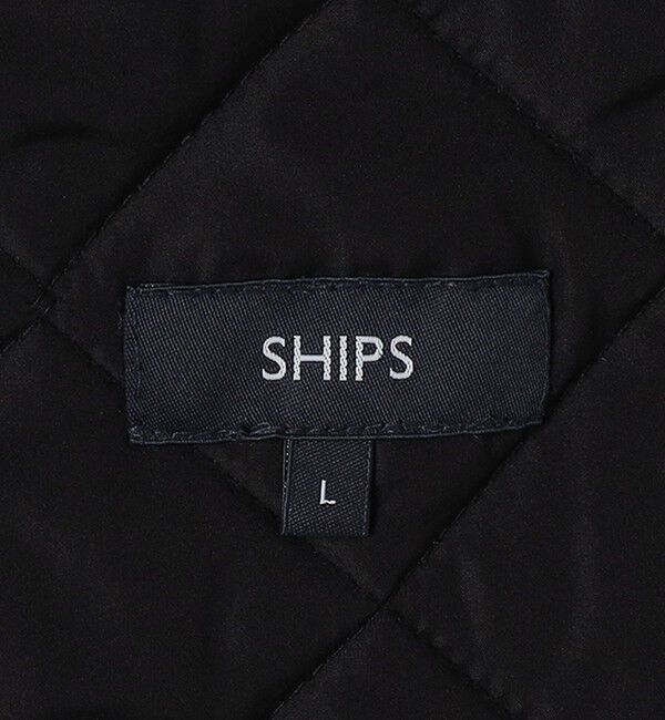 SHIPS「SHIPS:〈手洗い可能〉NETPLUS(R) キルティング スタンド ベスト」|ダウンベスト・ベスト|