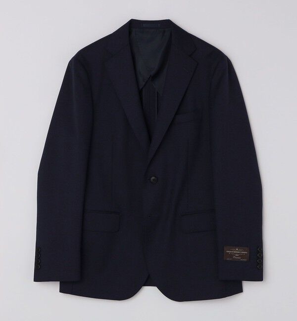 SHIPS Colors 「SHIPS Colors:CANONICO スーツ ジャケット(セットアップ対応可能)」|テーラードジャケット|ネイビー