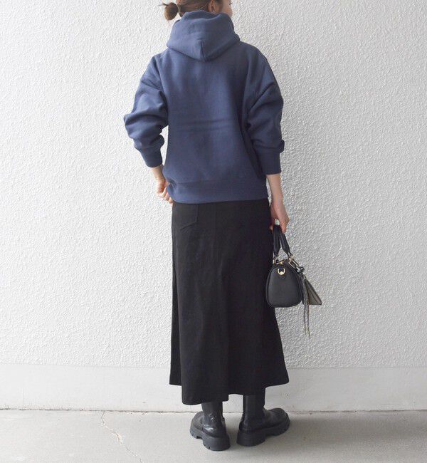 SHIPS any「SHIPS any: ポリエステル スエード フロント ボタン Aライン スカート」|スカート|