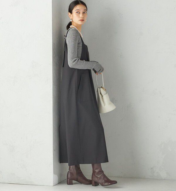 SHIPS for women「〈手洗い可能〉フロント ジップ ジャンパー スカート」|ジャンパースカート|