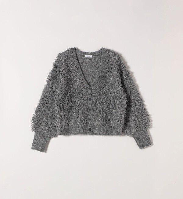 SHIPS any「SHIPS any: ループ ニット Vネック ショート カーディガン」|カーディガン|
