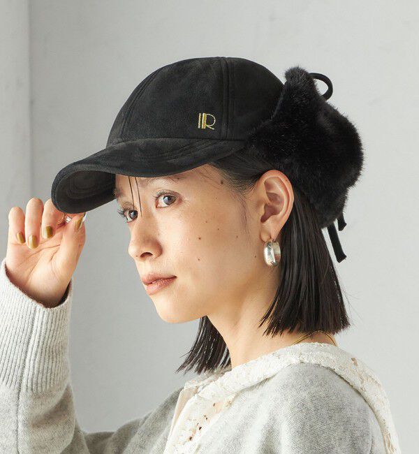 SHIPS for women「Revis.: ポリエステル スエード フライト キャップ」|キャップ・キャスケット|